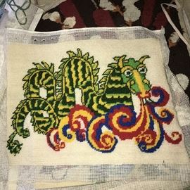 HANDMADE NEEDLEPOINT