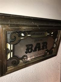 MIRROR / GLASS BAR SIGNS