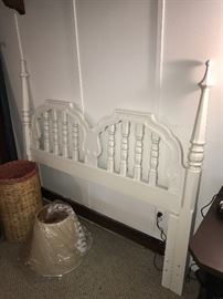 WHITE FULL SIZE HEADBOARD