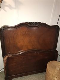 TWIN HEADBOARD AND BED FRAME