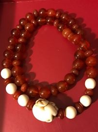 NATURAL STONE NECKLACE