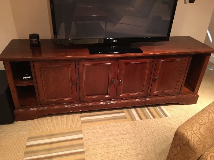 AVAILABLE FOR PRESALE: Entertainment unit. (TV will be sold at the sale).