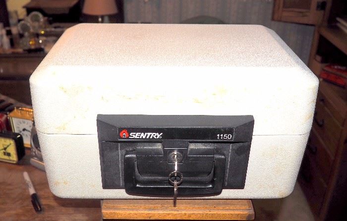 Sentry Model 1150 Personal Fire Safe, With Key