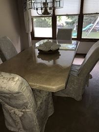 MARBLE STONE DINING TABLE