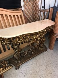 ORNATE ITALIAN SOFA TABLE