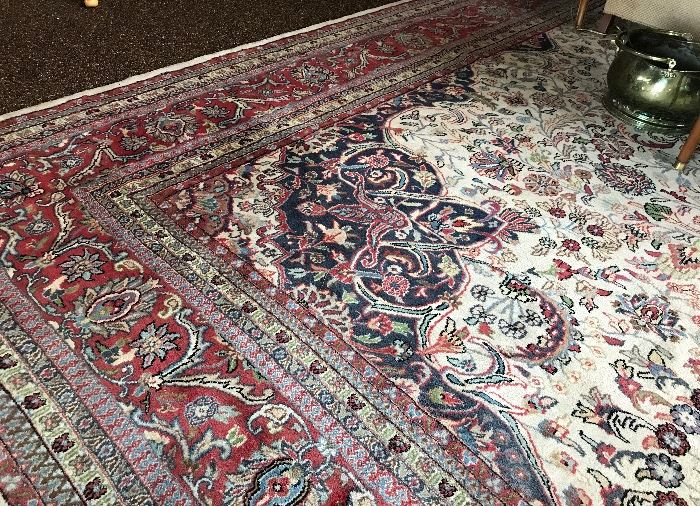 Indo-Tabriz Wool Carpet 20' x 12'