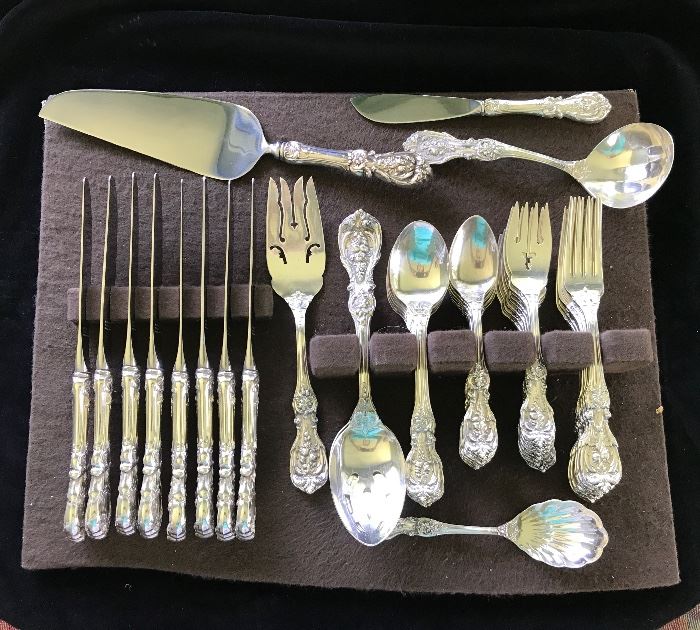 Eight 5 Piece Place Settings and Serving Pieces of Francis 1st                              