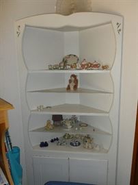 Corner Shelf, Mini Tea Sets