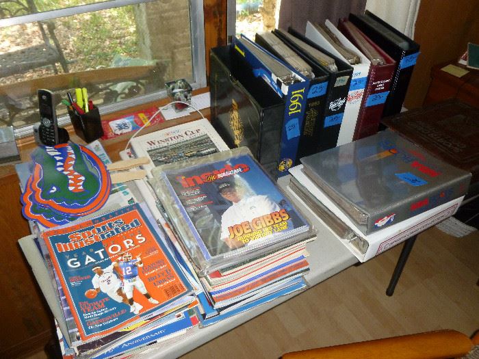 Sports cards and Books