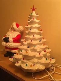 Vintage Porcelain xmas Tree