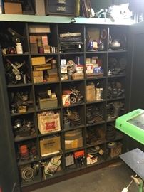 Cabinet full of Tools - Bits, gears etc.