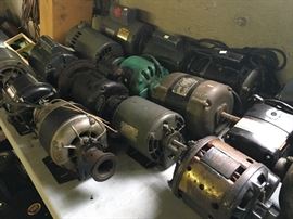 AC Motors - a few DC Motors