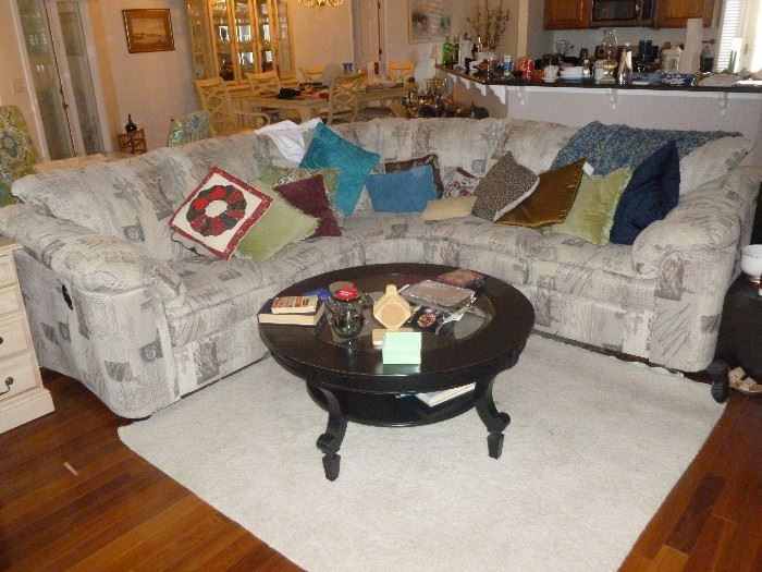 Sectional Sofa with Recliners