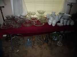 GLASSWARE, DISHWARE