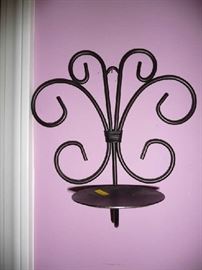 METAL WALL CANDLE HOLDER (2 OF 2)