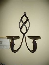 METAL WALL CANDLE HOLDER
