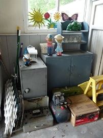 TUBE TESTER, COMPRESSOR, CABINETS