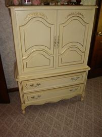 French Provincial Armoire Style Dresser (3 of 4 Pieces)