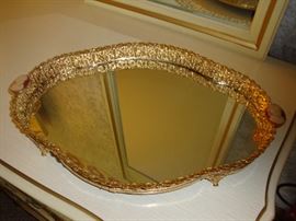 Mirrored Vanity Tray