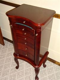 Solid Wood Jewelry Armoire
