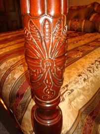 Detail of Four Poster Bed