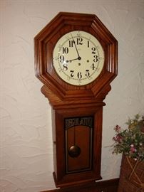 Ridgeway Schoolhouse Wood Wall Clock