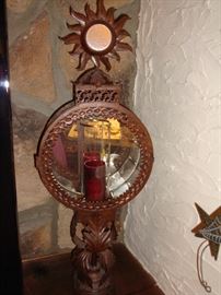 Ornate Tin Candle Holder