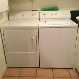 GE washer and dryer, work well