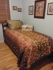 twin bed - pillow top mattress