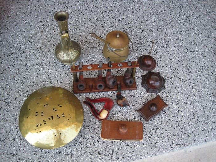 Pipe collection has sold.  Brass ware and other items remain