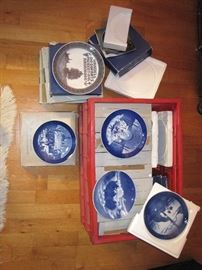 Christmas plates from Royal Copenhagen