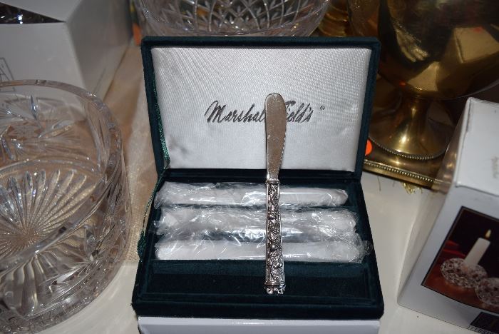 Knives in marshall Fields box 