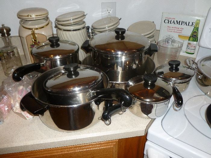 Revere Ware Pots and Pans
