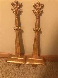 Pair of Gold Shelving