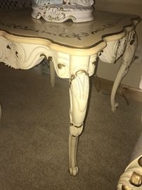 French Styled End Table 