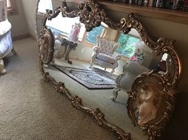 Large Mirror with awesome detailing. 