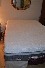Posturepedic Full-Size Mattress and Box Spring with Frame