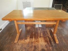 Butcher Block Style Table