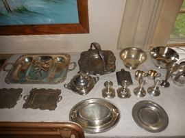 Sterling and Silver Plate
