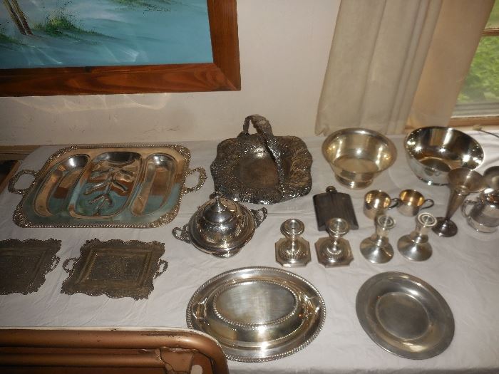 Sterling and Silver Plate