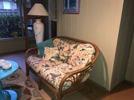 Patio Set is Ratan - All pieces are priced separately 