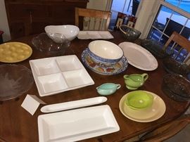 Some of the kitchen items - including Fiesta