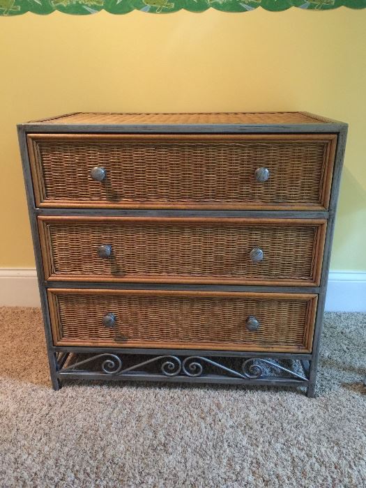 Wicker chest purchased from Pier 1
