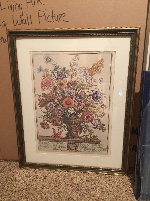 Framed artwork