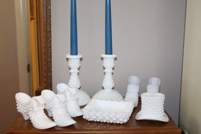 Hobnail - shoes, candlesticks and more....
