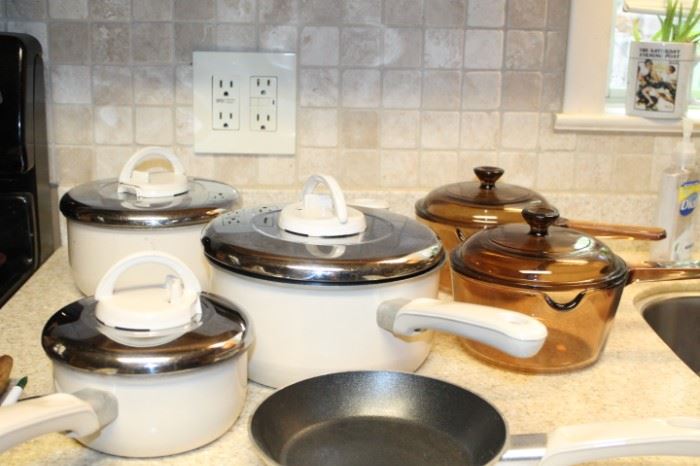 Pots and Pan - Vision Corning Ware