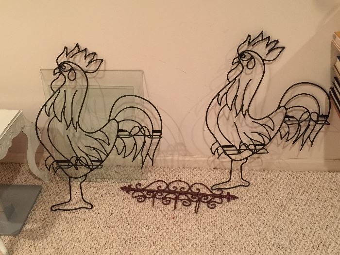 Rooster wall decor 