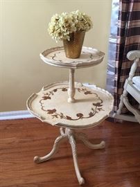 Two tiered table