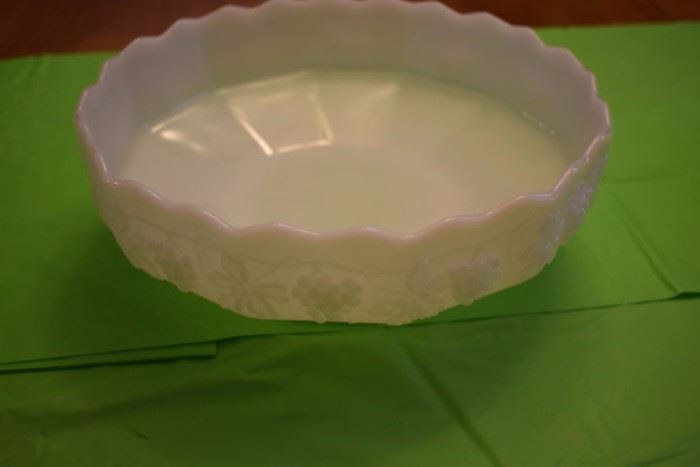 Antique Milk Glass Bowl