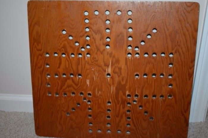 Vintage Americana in this Handmade Aggravation Board